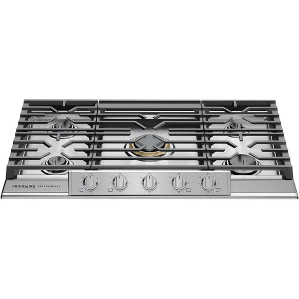  Frigidaire Professional 36-inch Built-in Gas Cooktop PCCG3680AS IMAGE 1