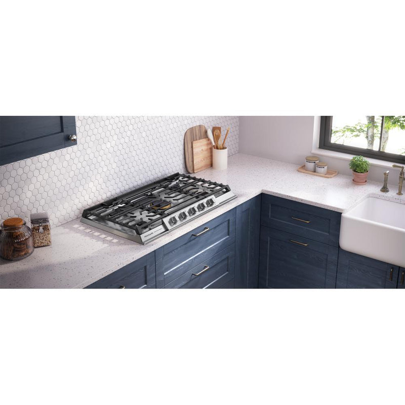  Frigidaire Professional 36-inch Built-in Gas Cooktop PCCG3680AS IMAGE 7