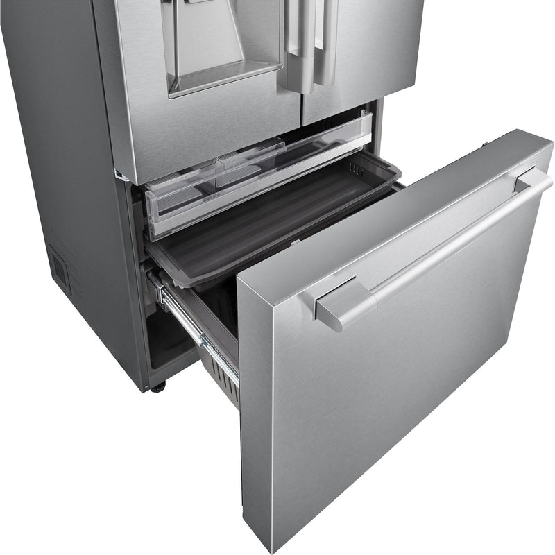  Signature Kitchen Suite 36-inch, 25.5 cu. ft. Counter-Depth French 3-Door Refrigerator with Wi-Fi SKSFD3623SD IMAGE 6