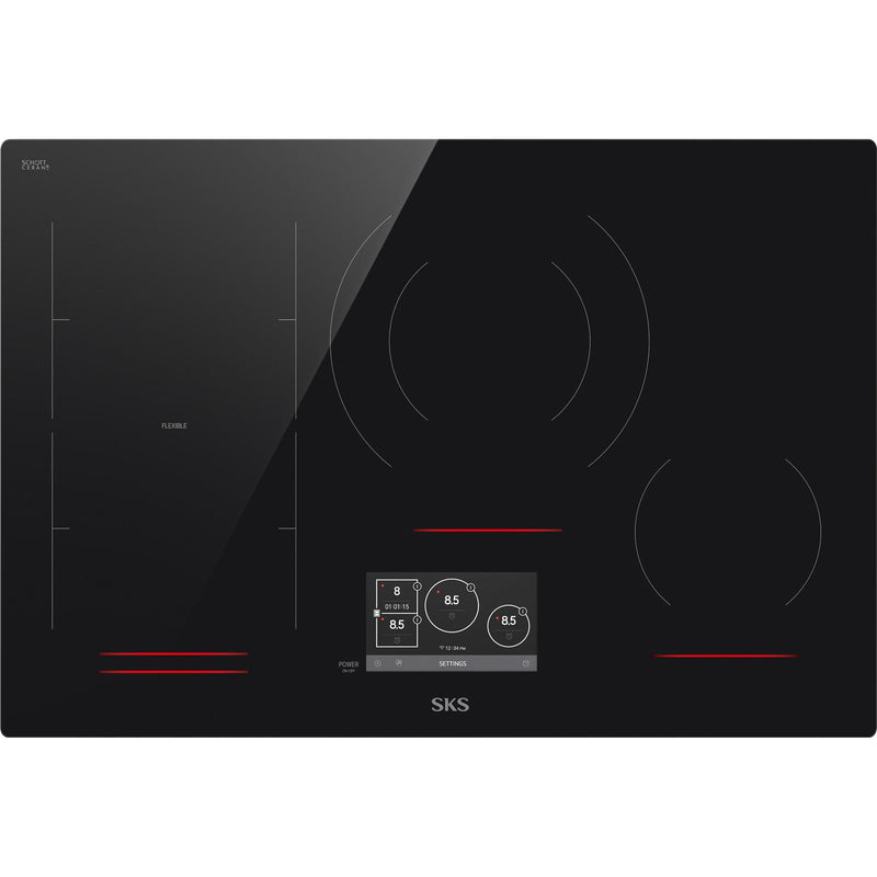  Signature Kitchen Suite 30-inch Built-in Flex Induction Cooktop with Wi-Fi SKSIT3001GE IMAGE 1