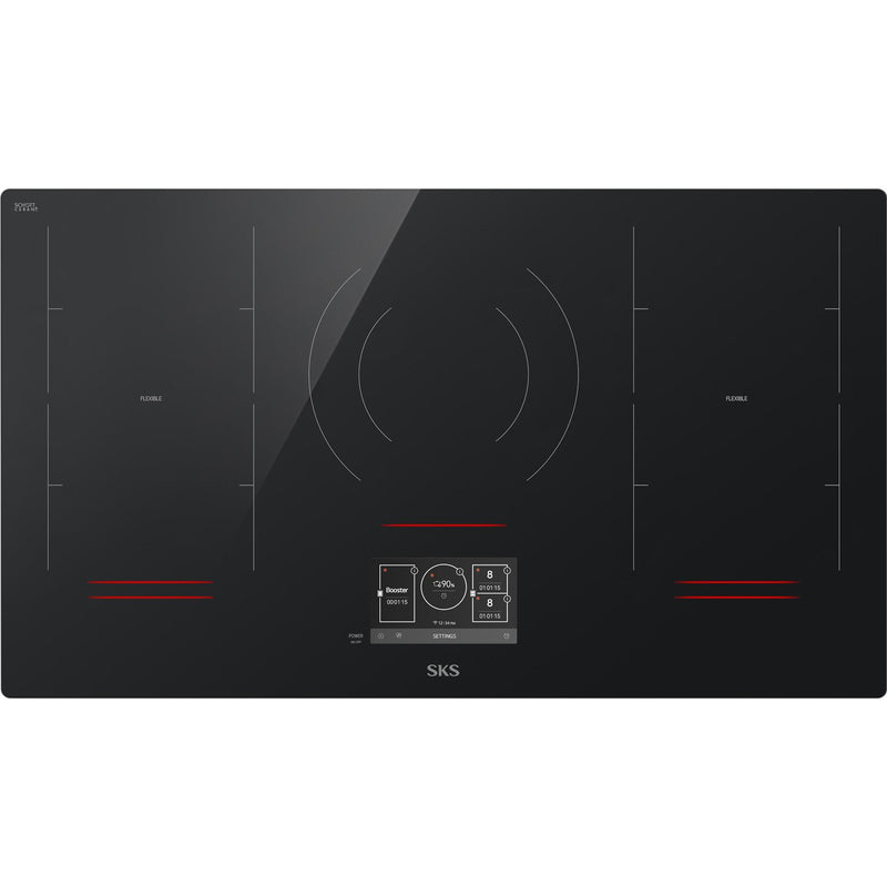  Signature Kitchen Suite 36-inch Built-in Flex Induction Cooktop with Wi-Fi SKSIT3601GE IMAGE 2