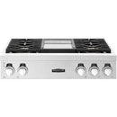  Signature Kitchen Suite 36-inch Built-in Gas Rangetop SKSRT360GS IMAGE 1