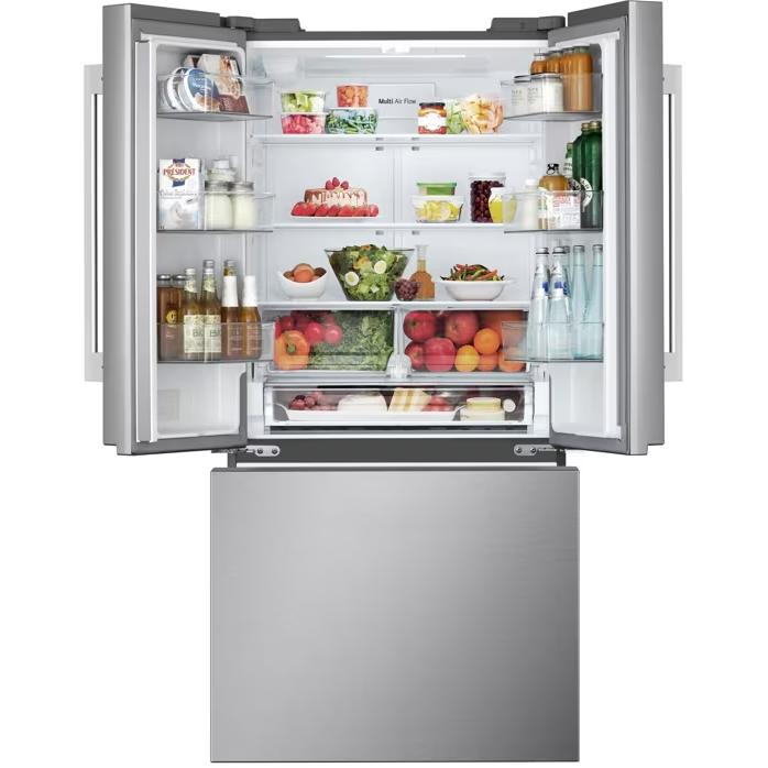  LG 25 cu.ft. 3-Door French Door Refrigerator with Hybrid Handle Design LF25H6200S IMAGE 3