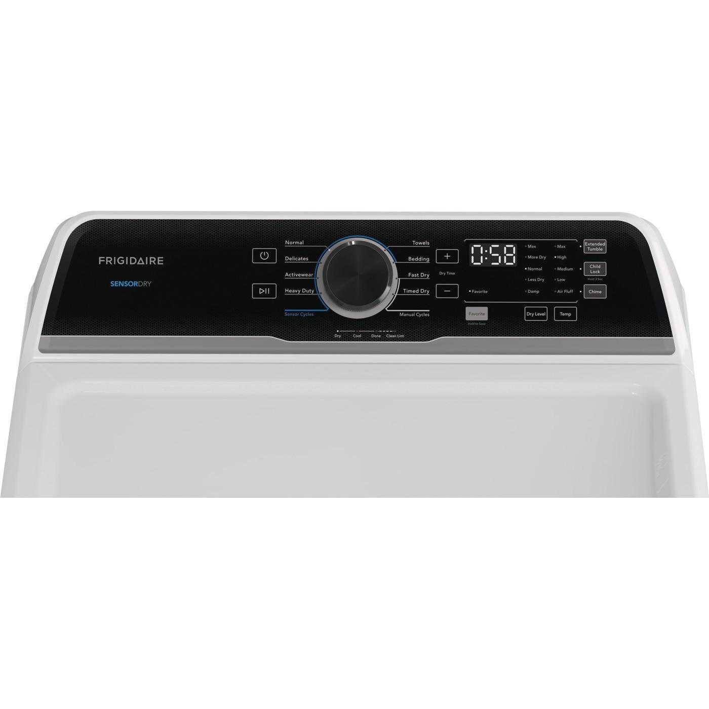  Frigidaire 7.0 cu. ft. Electric Dryer FLVE752CBW IMAGE 3
