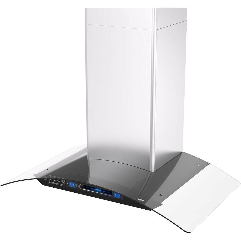 Vesta 30-inch Bremen Series Wall Mount Range Hood with Voice Control DC Motor VRH-BREMEN-30SS IMAGE 5