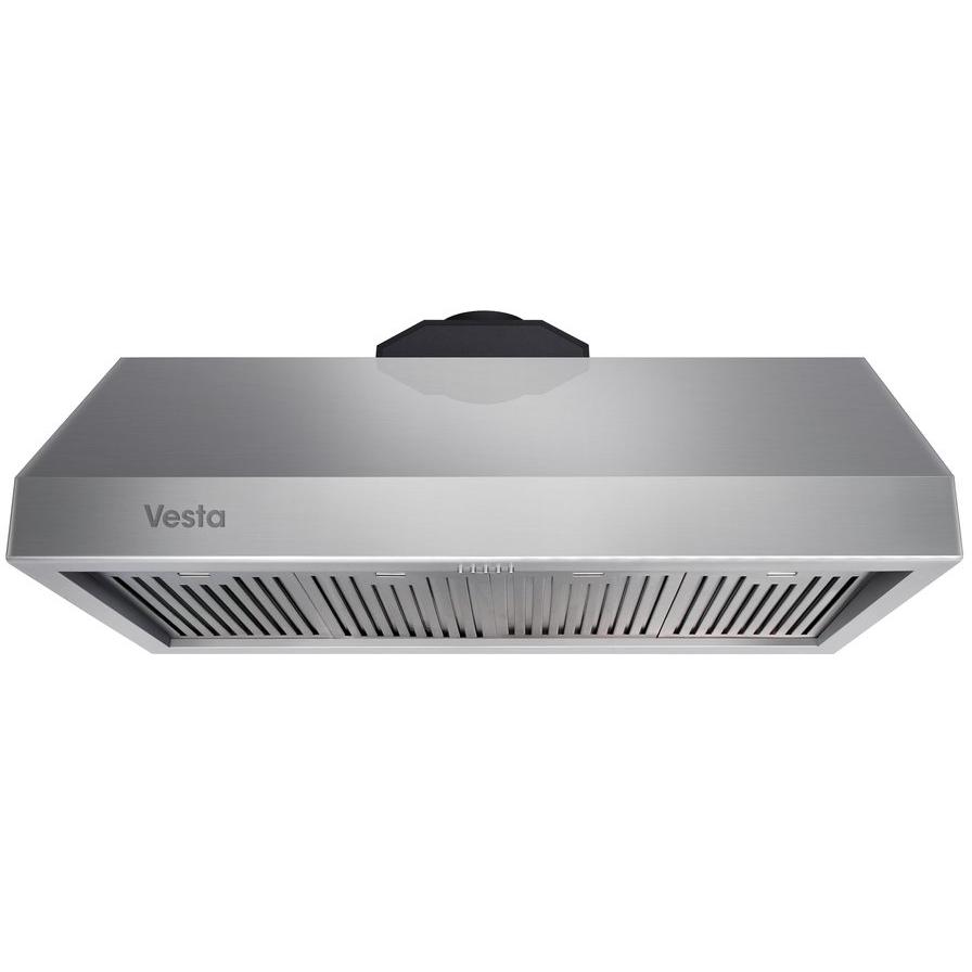  Vesta 48-inch Madrid Series Under Cabinet Wall Range Hood VRH-MADRID-48SS IMAGE 1