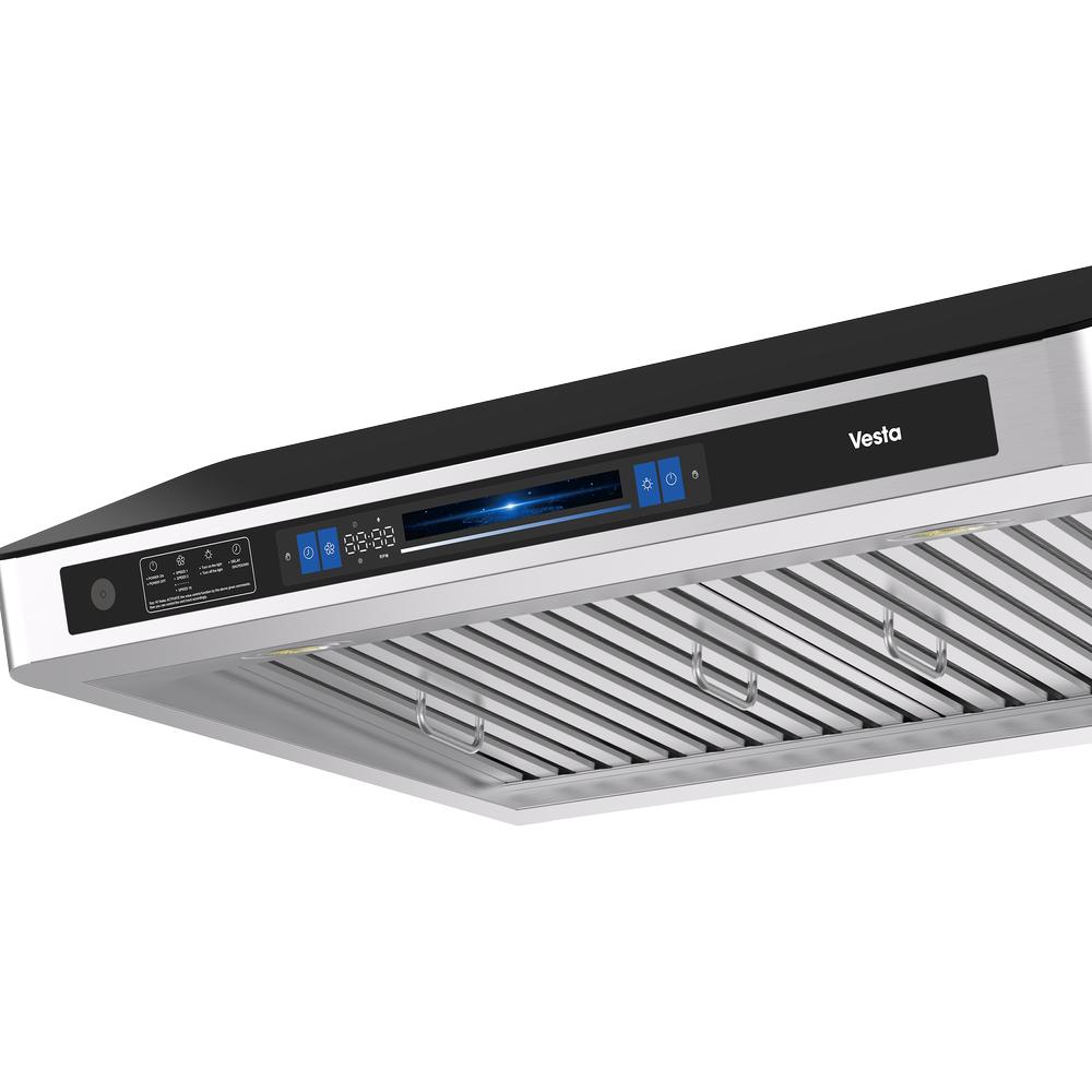  Vesta 30-inch Acadia Series Under Cabinet Range Hood with Voice Control DC Motor VRH-ACADIA-30SS IMAGE 10