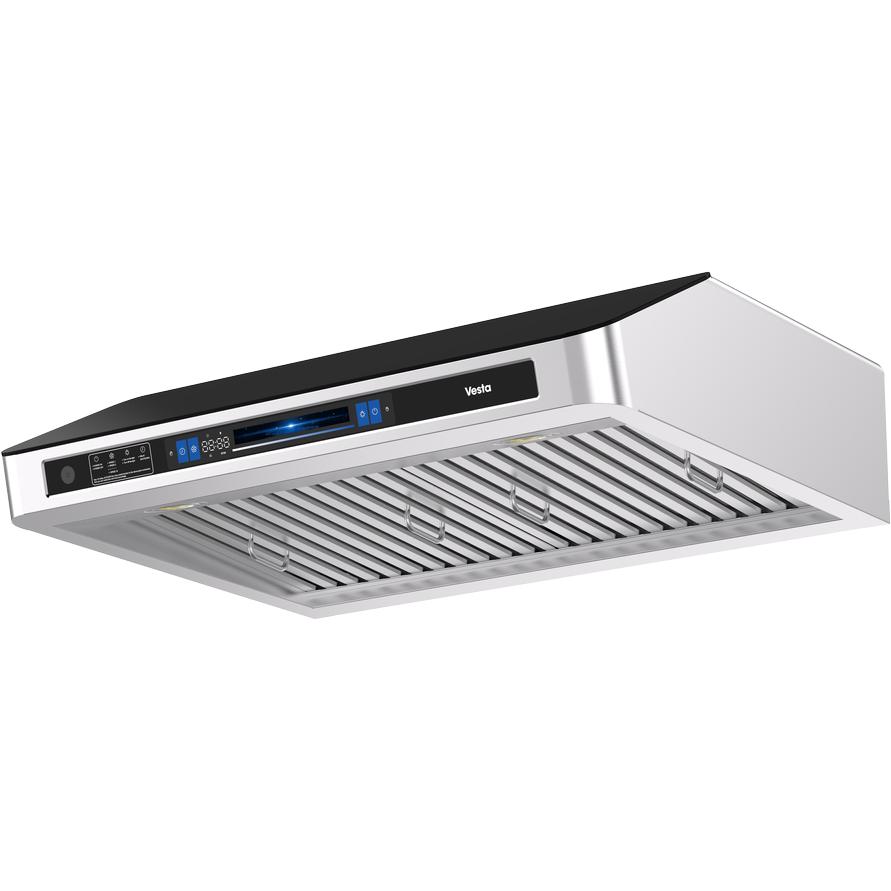  Vesta 30-inch Acadia Series Under Cabinet Range Hood with Voice Control DC Motor VRH-ACADIA-30SS IMAGE 4