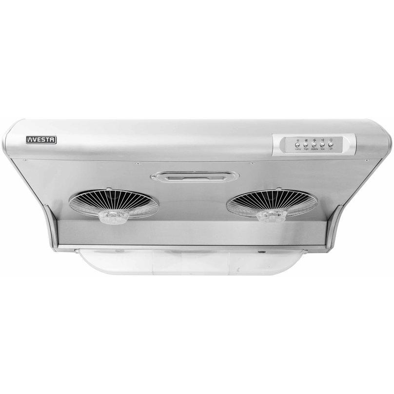  Vesta 30-inch Columbus Series Under Cabinet Range Hood VRH-COLUMBUS-30SS IMAGE 1