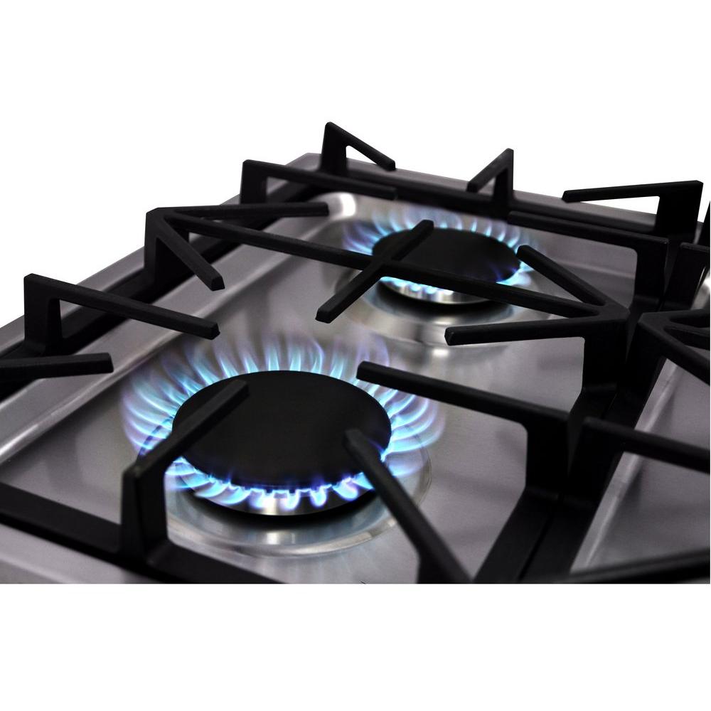  Vesta 30-inch Built-in Gas Cooktop VCG-VERMONT-30SS IMAGE 3