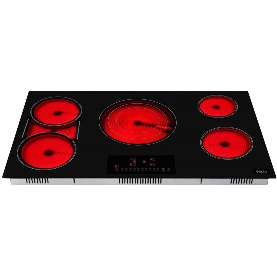  Vesta 36-inch Built-in Electric Range VCE-MAINE-36SS IMAGE 2