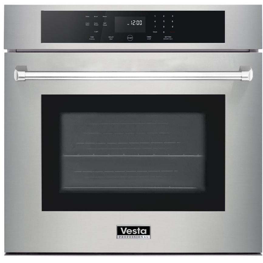  Vesta 30-inch, 4.8 cu. ft. Built-in Wall Oven VWO-MONTANA-30SS IMAGE 1