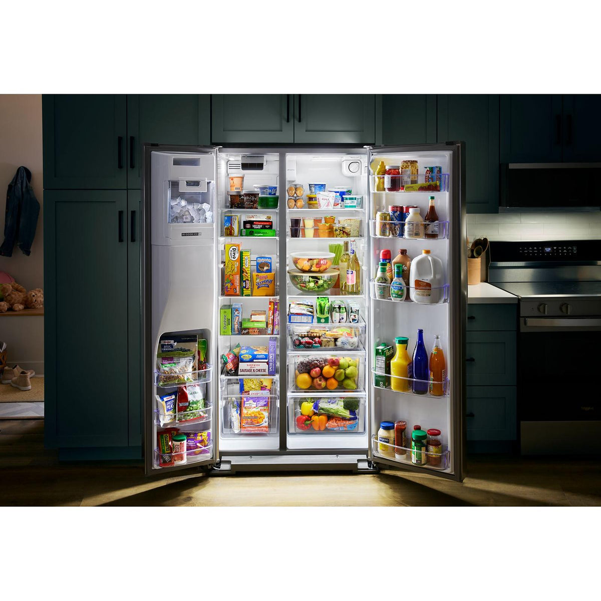  Whirlpool 36-inch, 21 cu. ft. Counter-Depth Side-by-Side Refrigerator with Water and Ice Dispenser WRSC5536RZ IMAGE 11
