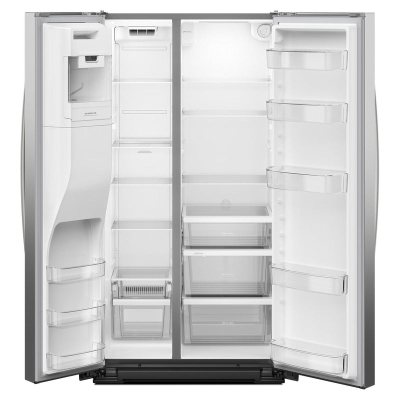  Whirlpool 36-inch, 21 cu. ft. Side-by-Side Refrigerator with Water and Ice Dispenser WRSC5536RZ IMAGE 2