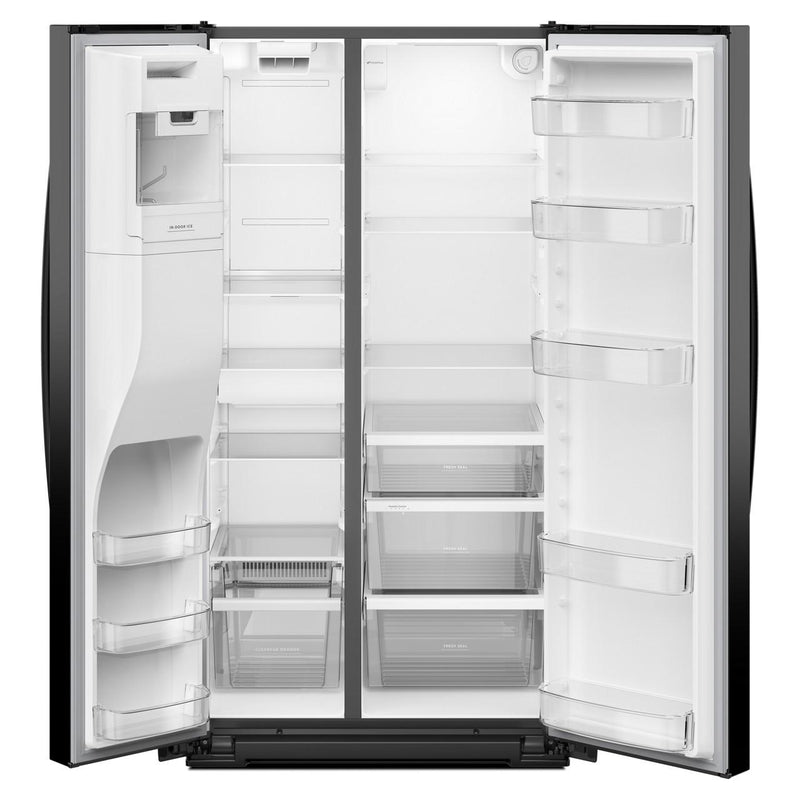  Whirlpool 36-inch, 28 cu. ft. Side-by-Side Refrigerator with Water and Ice Dispenser WRSF5536RB IMAGE 2