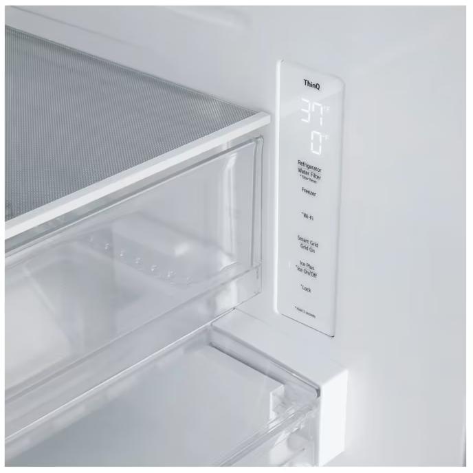  LG 25 cu.ft. 3-Door French Door Refrigerator with Ice and Water Dispenser LF25H6330S IMAGE 7