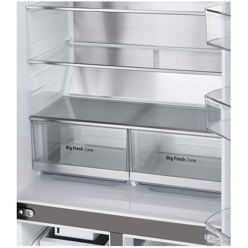  LG 33-inch, Counter-Depth French 4-Door Refrigerator with Ice Maker LF19C8200S IMAGE 9