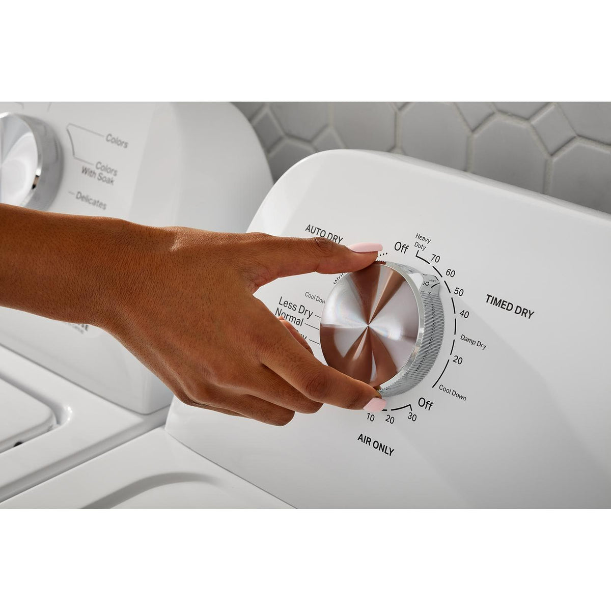  Maytag 7.0 cu. ft. Top Load Electric Dryer with Wrinkle Prevent YMED4005SW IMAGE 7