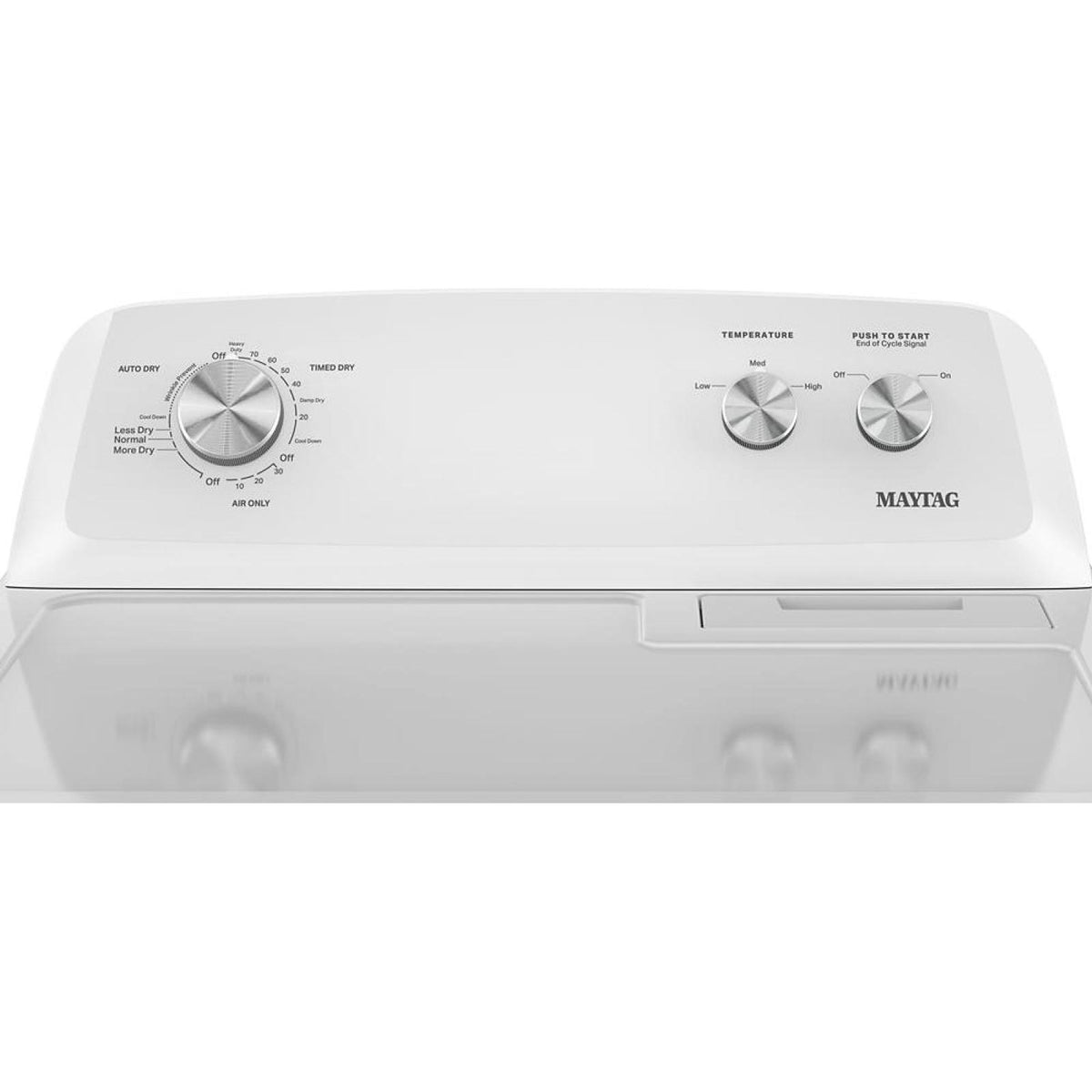  Maytag 7.0 cu. ft. Top Load Gas Dryer with Wrinkle Prevent MGD4005SW IMAGE 3