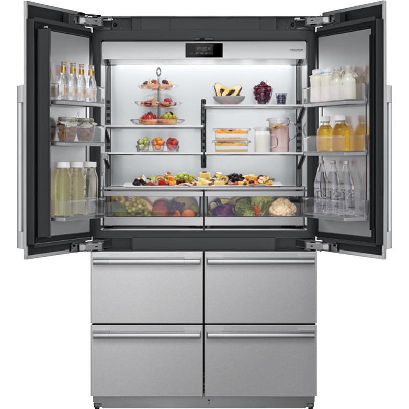  Signature Kitchen Suite 48-inch, 26 cu. ft.  Built-in French 4-Door Refrigerator, Pre-Assembled SKSFD4826SP IMAGE 2