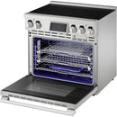  Signature Kitchen Suite 36-inch Induction Range with Wi-Fi SKSIR360IS IMAGE 14