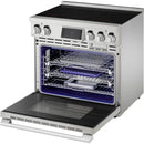  Signature Kitchen Suite 36-inch Induction Range with Wi-Fi SKSIR360IS IMAGE 15