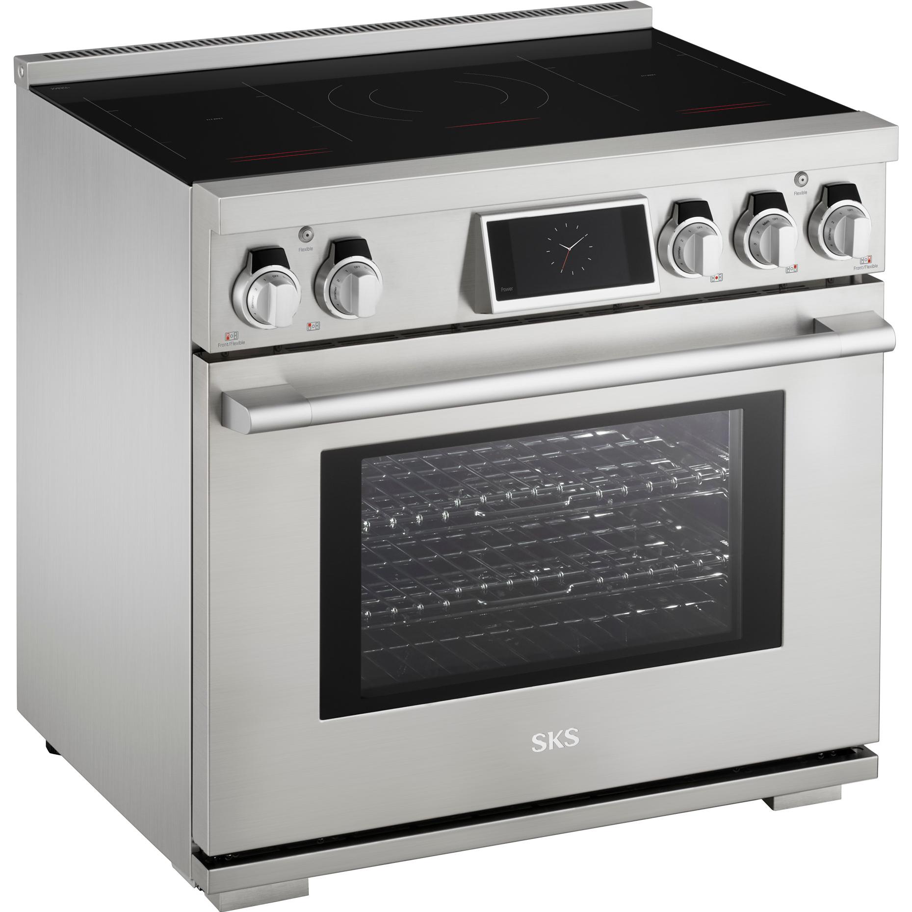  Signature Kitchen Suite 36-inch Induction Range with Wi-Fi SKSIR360IS IMAGE 16