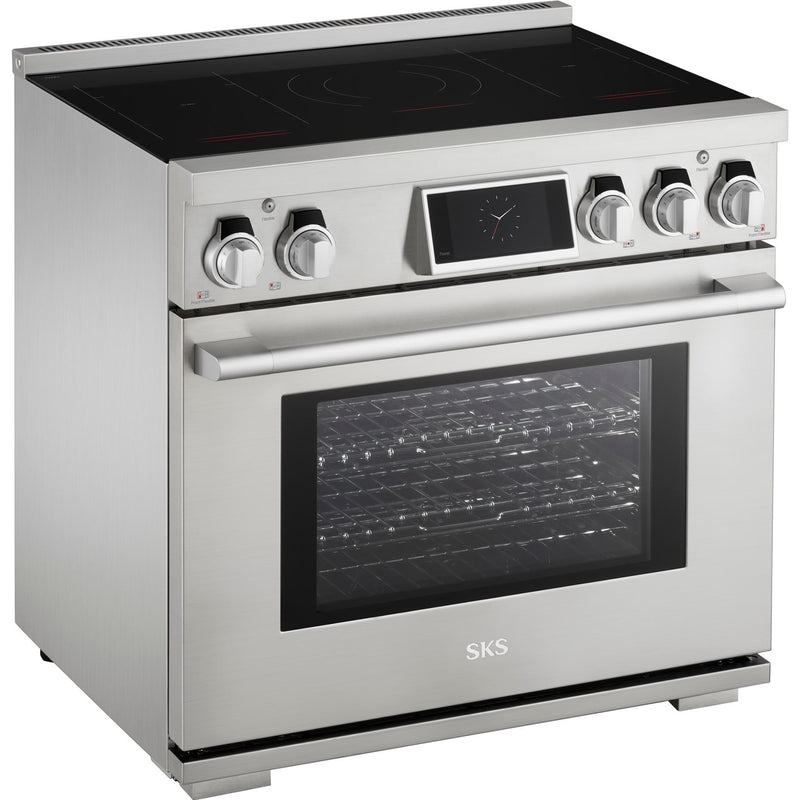  Signature Kitchen Suite 36-inch Induction Range with Wi-Fi SKSIR360IS IMAGE 16
