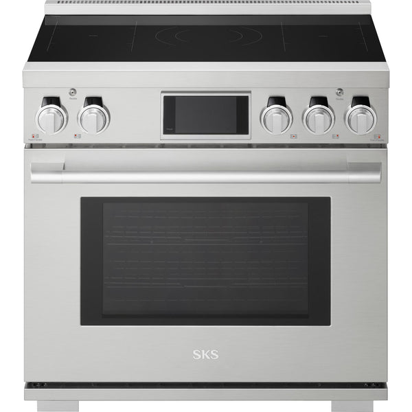  Signature Kitchen Suite 36-inch Induction Range with Wi-Fi SKSIR360IS IMAGE 1