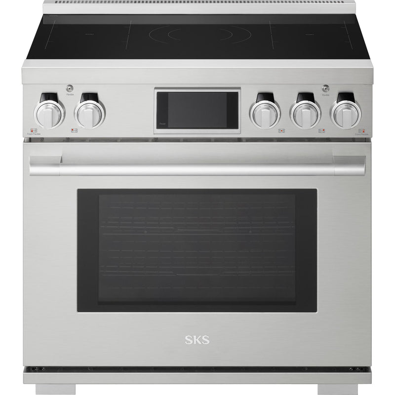  Signature Kitchen Suite 36-inch Induction Range with Wi-Fi SKSIR360IS IMAGE 1