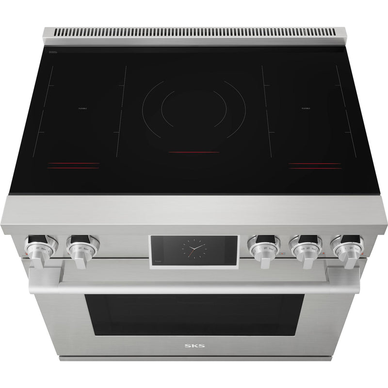  Signature Kitchen Suite 36-inch Induction Range with Wi-Fi SKSIR360IS IMAGE 9