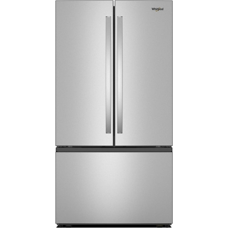  Whirlpool 36-inch, 31 cu.ft. French Door Refrigerator with Interior Water Dispenser WRFF3336SZ IMAGE 1