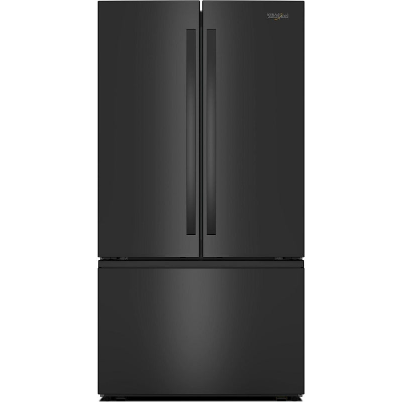  Whirlpool 36-inch, 31 cu.ft. French Door Refrigerator with Interior Water Dispenser WRFF3336SB IMAGE 1