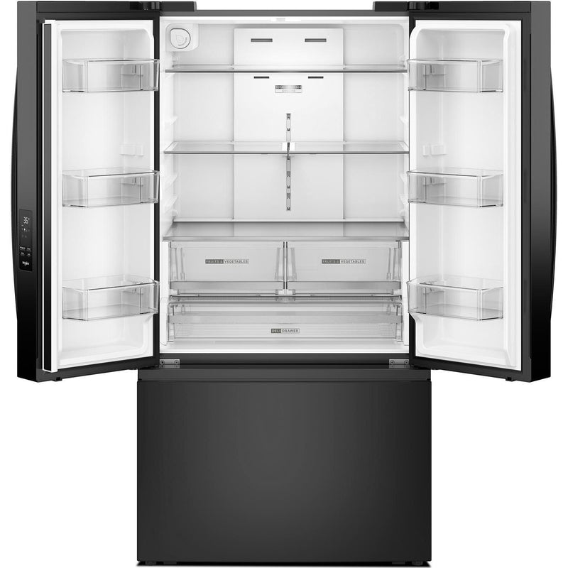  Whirlpool 36-inch, 31 cu.ft. French Door Refrigerator with Interior Water Dispenser WRFF3336SB IMAGE 2