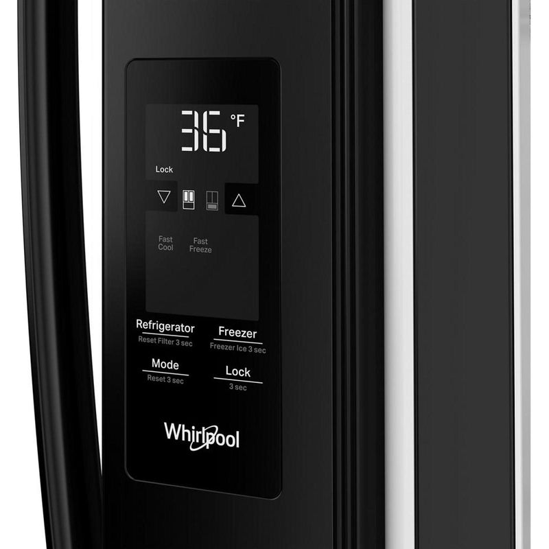  Whirlpool 36-inch, 31 cu.ft. French Door Refrigerator with Interior Water Dispenser WRFF3336SB IMAGE 4