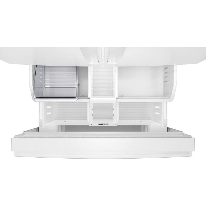  Whirlpool 36-inch, 31 cu.ft. French Door Refrigerator with Interior Water Dispenser WRFF3336SW IMAGE 3