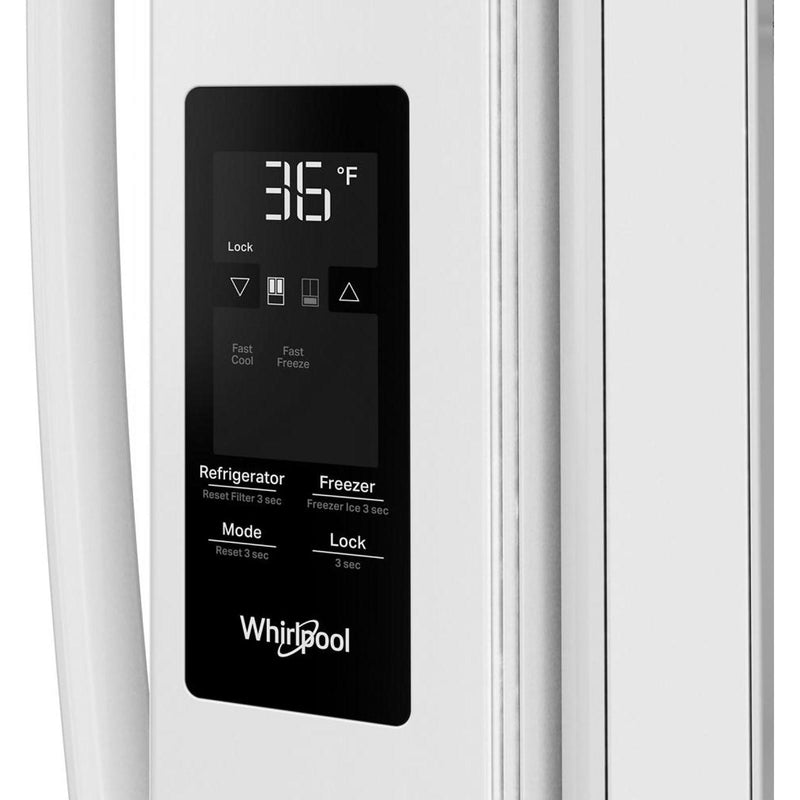  Whirlpool 36-inch, 31 cu.ft. French Door Refrigerator with Interior Water Dispenser WRFF3336SW IMAGE 4