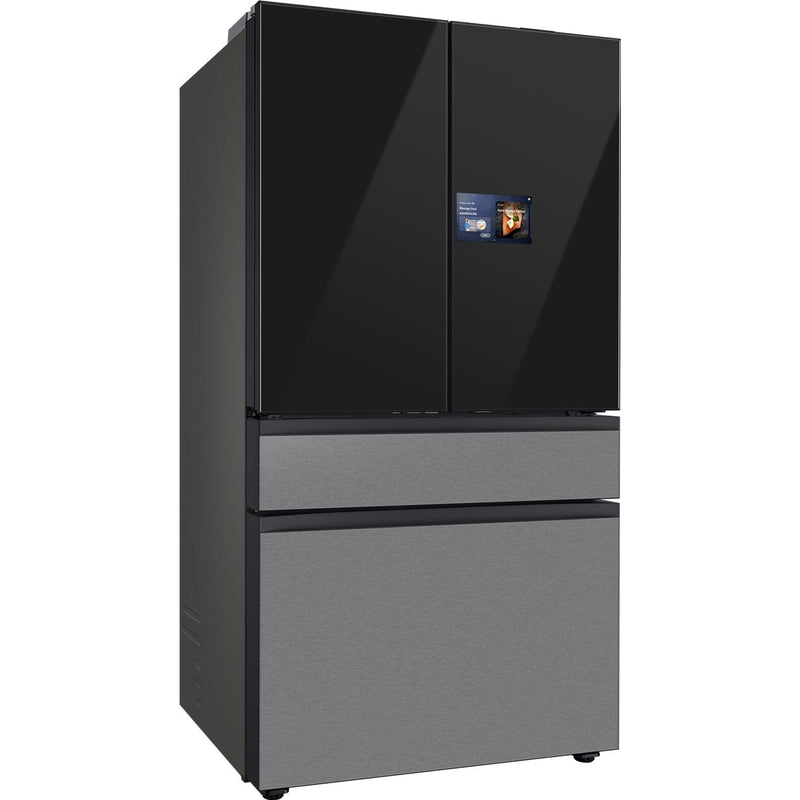  Samsung 36-Inch 29 Cu.Ft. Bespoke AI 4-Door French Door Refrigerator with AI Home Screen RF90F29BECRAA IMAGE 3
