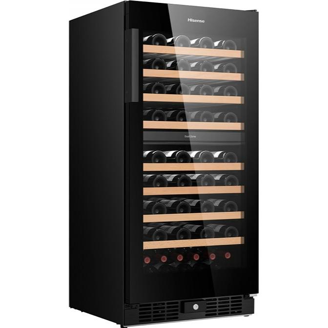  Hisense 76-Bottle Freestanding Wine Cooler with Dual Zone HWD076N3ASD IMAGE 10