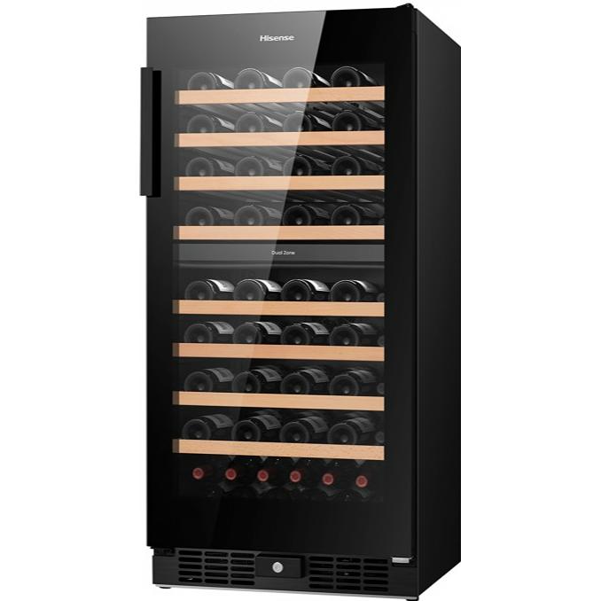  Hisense 76-Bottle Freestanding Wine Cooler with Dual Zone HWD076N3ASD IMAGE 12