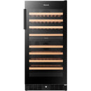  Hisense 76-Bottle Freestanding Wine Cooler with Dual Zone HWD076N3ASD IMAGE 1