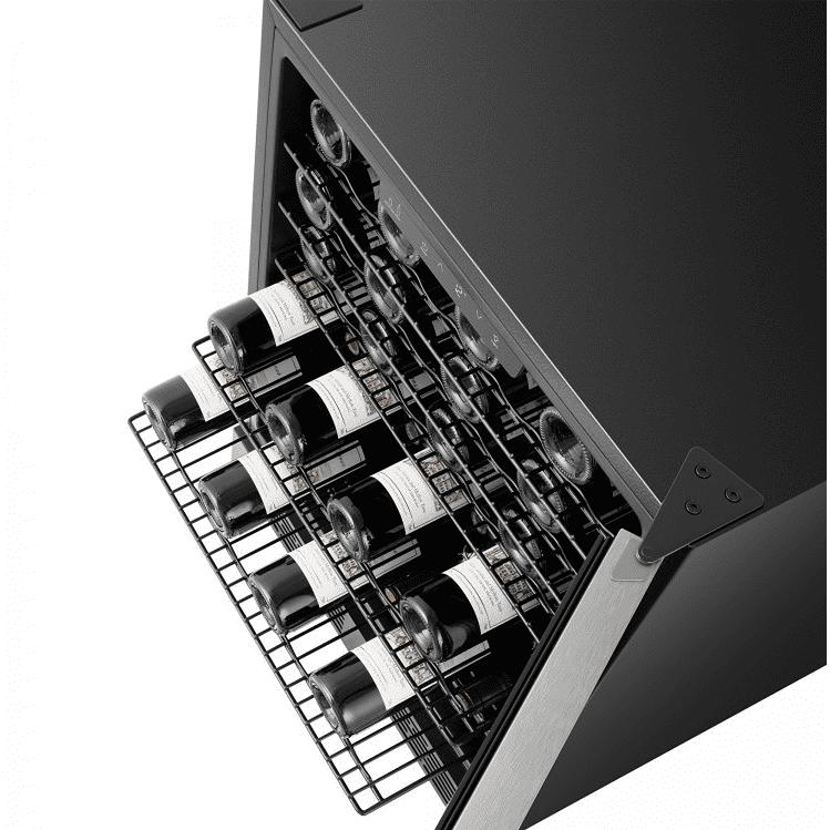  Hisense 5.4 cu. ft. 164-can/54-bottle Freestanding Hybrid Beverage Center/Wine Cooler with Reversible Door HWS054B1ASD IMAGE 10