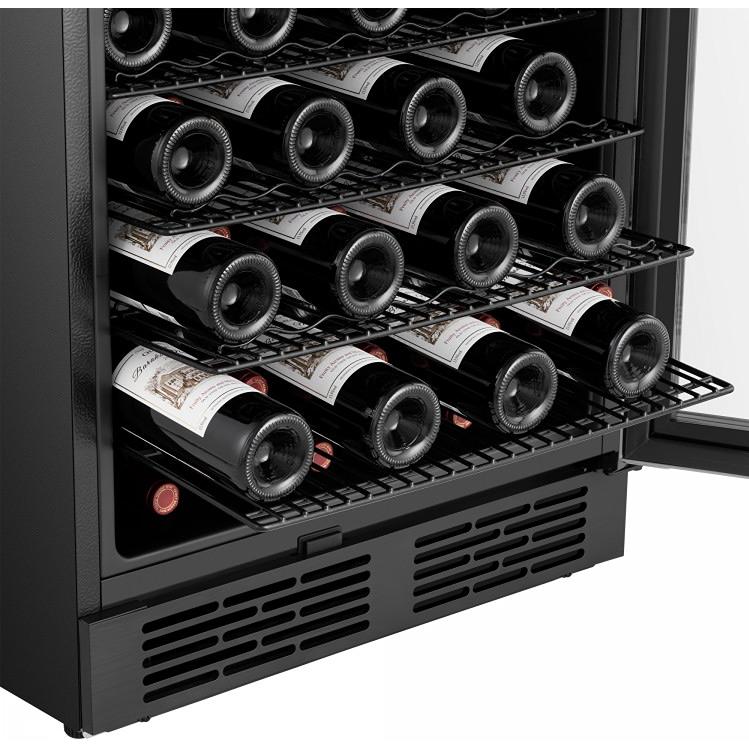  Hisense 5.4 cu. ft. 164-can/54-bottle Freestanding Hybrid Beverage Center/Wine Cooler with Reversible Door HWS054B1ASD IMAGE 9