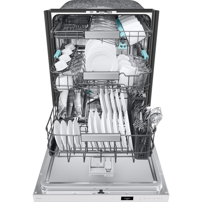  Samsung Bespoke 24-inch Built-In Dishwasher with Third Rack and AI Wash DW90F89T0U12AA IMAGE 3