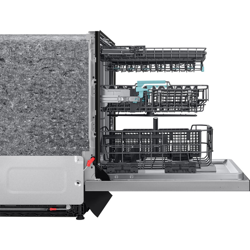  Samsung Bespoke 24-inch Built-In Dishwasher with Third Rack and AI Wash DW90F89P0USRAA IMAGE 6