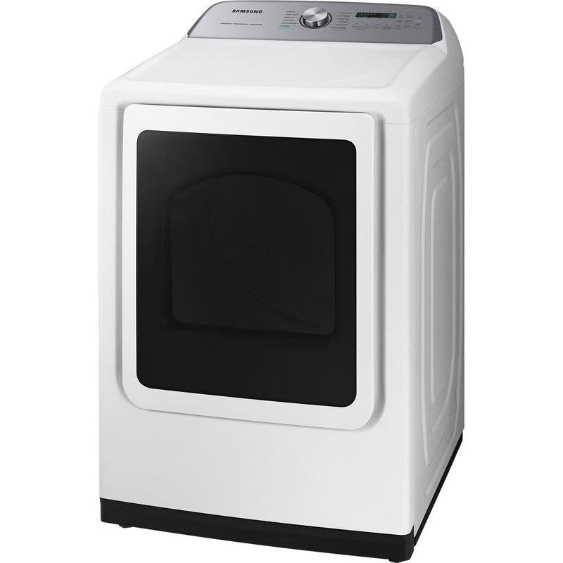  Samsung 7.4 Cu.Ft. 5500 Series Electric Dryer with Steam DVE52DG5505W/AC IMAGE 2