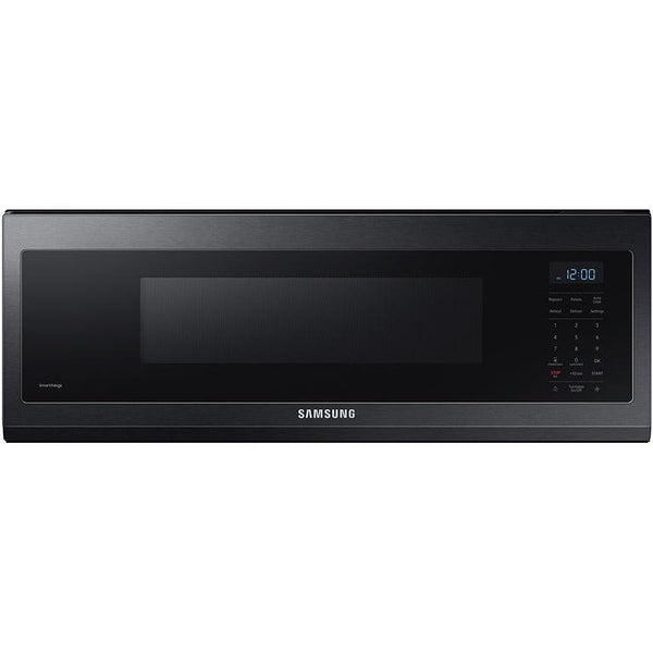  Samsung 30-inch, 1.1 cu. ft. Smart SLIM Over-the-Range Microwave Oven with Wi-Fi and Voice Control ME11F7510MT/AC IMAGE 1