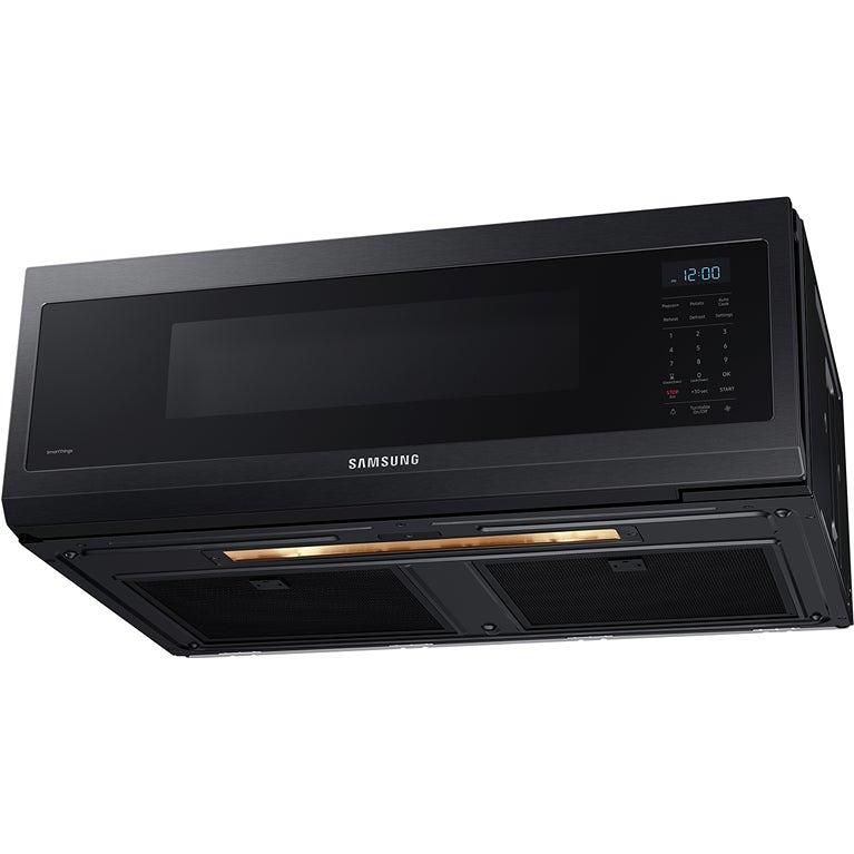  Samsung 30-inch, 1.1 cu. ft. Smart SLIM Over-the-Range Microwave Oven with Wi-Fi and Voice Control ME11F7510MT/AC IMAGE 2