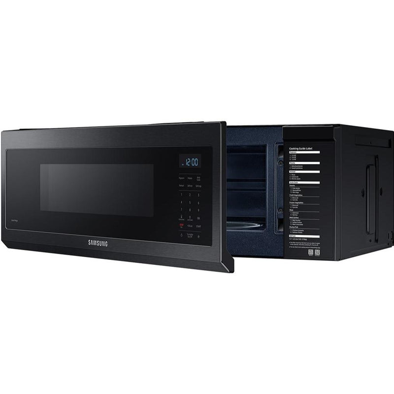  Samsung 30-inch, 1.1 cu. ft. Smart SLIM Over-the-Range Microwave Oven with Wi-Fi and Voice Control ME11F7510MT/AC IMAGE 4