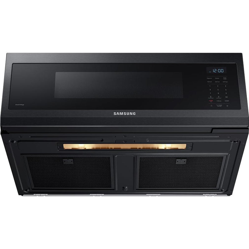  Samsung 30-inch, 1.1 cu. ft. Smart SLIM Over-the-Range Microwave Oven with Wi-Fi and Voice Control ME11F7510MT/AC IMAGE 5